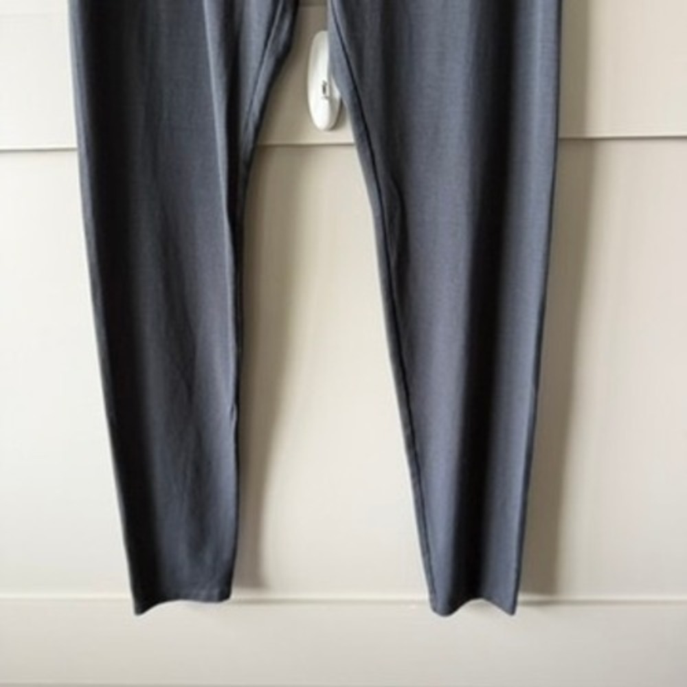 Eileen Fisher Jersey Ankle Leggings Womens M Graphite Gray NWT $98 P0031M - Picture 11 of 13
